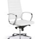 Ergonomische bureaustoel design 601 hoge rug Wit