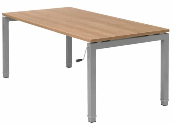 4-beiniger, über Kurbel verstellbarer Schreibtisch-Sitz/Sitzwürfel