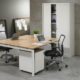 4-Bein Schreibtisch Konferenztisch Cube 160x160cm