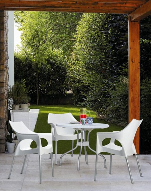 Kantinenstuhl oder Gartenstuhl Modern recyclebar