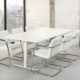 Rechthoekige vergadertafel design T-poot 200x100cm