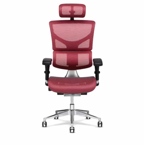 X-Chair bureaustoel X2 Rood met hoofdsteun