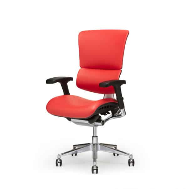 X-Chair bureaustoel X4 premium leer Rood