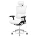X-Chair bureaustoel X4 premium leer Wit met hoofdsteun