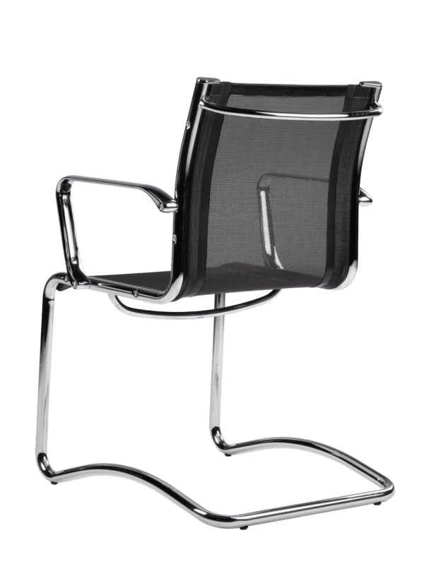 Sky conference chair with sled frame
