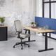 Acoustic wall Professional for free-standing workplace