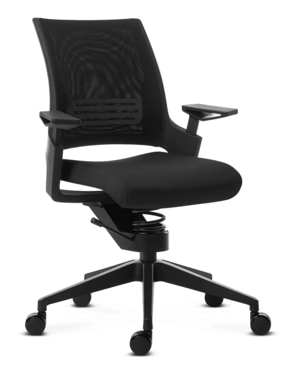 Ergonomische bureaustoel Adaptic Mio Zwart