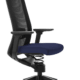 Chaise de bureau thérapeutique ergonomique Adaptic Evora Tissu Bleu Foncé