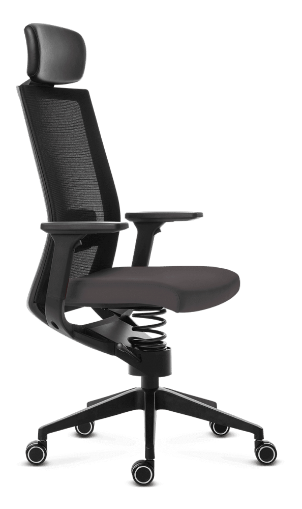 Chaise de bureau thérapeutique ergonomique Adaptic Evora Tissu Gris Foncé