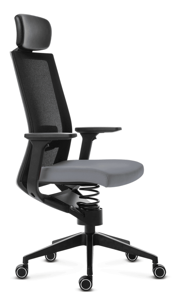 Chaise de bureau thérapeutique ergonomique Adaptic Evora Tissu Gris