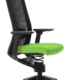 Ergonomic therapeutic office chair Adaptic Evora Green Fabric
