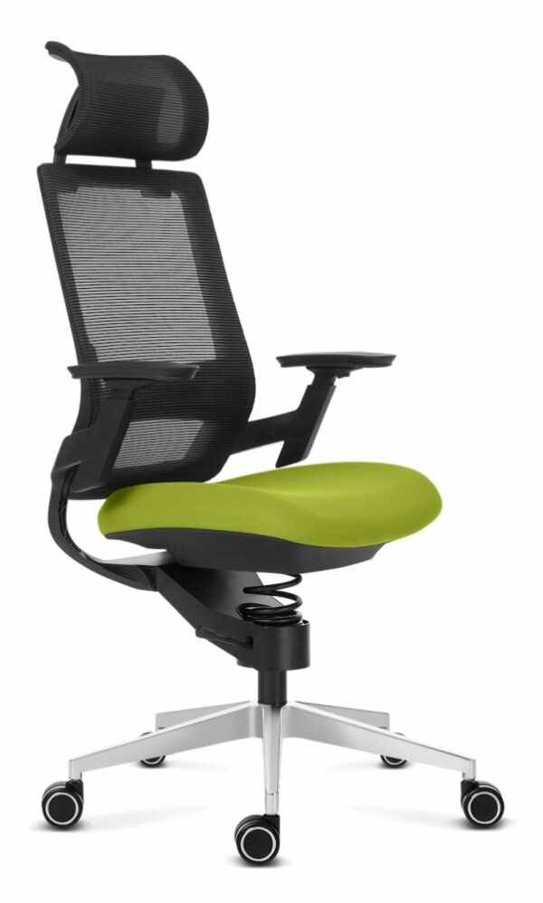 Ergonomischer therapeutischer Bürostuhl Adaptic Comfort Green Fabric