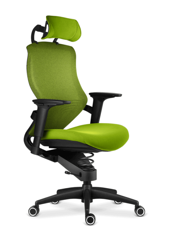 Chaise de bureau thérapeutique ergonomique Adaptic Xtreme Tissu Vert