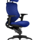 Chaise de bureau thérapeutique ergonomique Adaptic Xtreme Tissu Bleu Vif