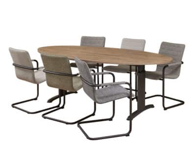 Conference table Work ellipse 220x110cm