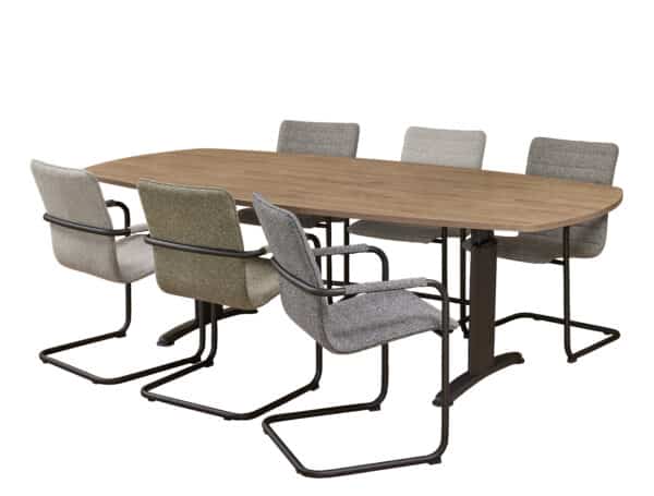 Meeting table Work Danish Oval 240x120cm